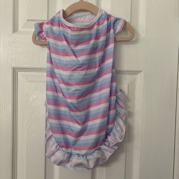 Pink and white Dog/cat Shirt/Dress - Picture 1 of 6